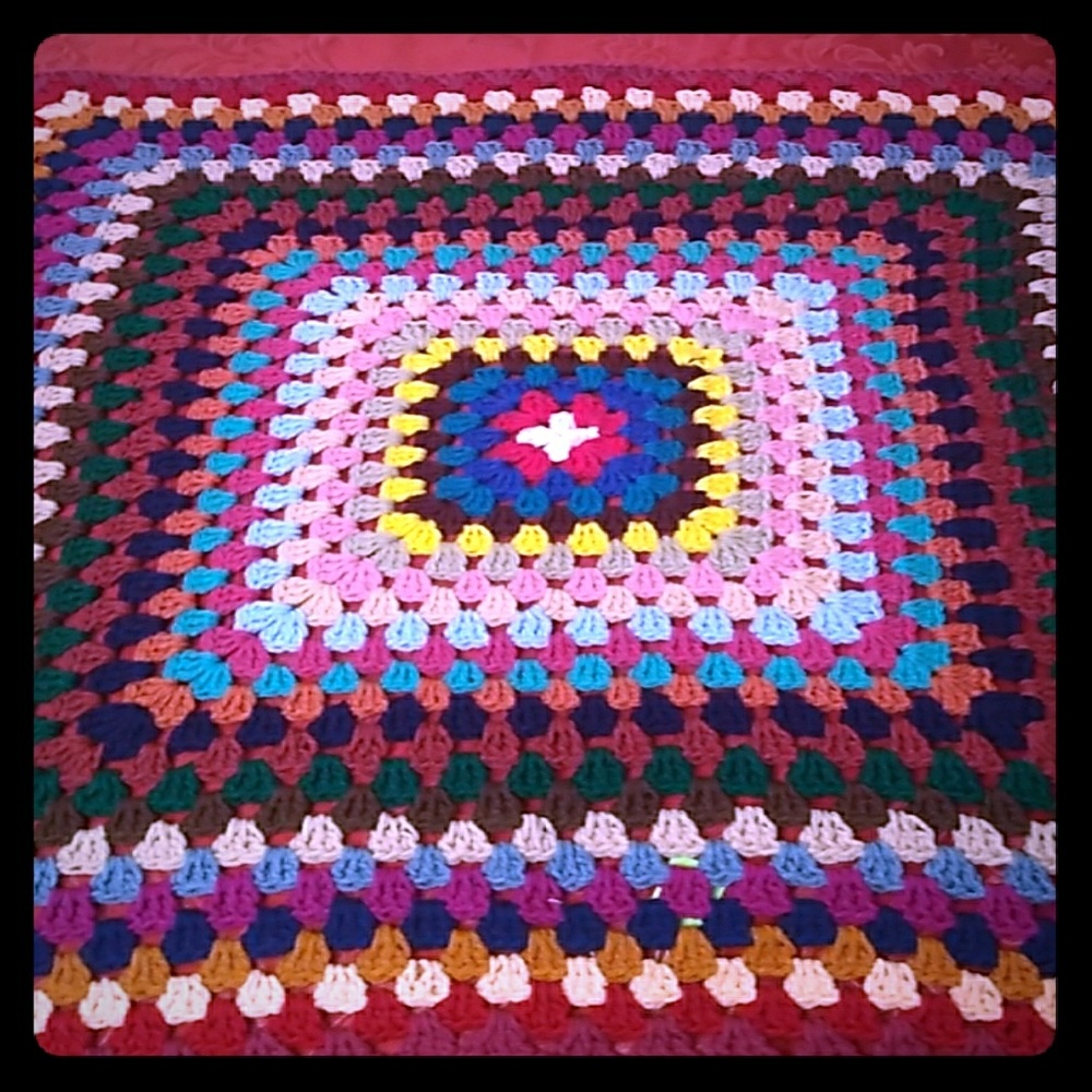 Crochet afghan